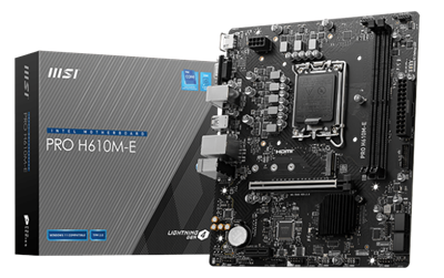 MSI PRO H610M-E Intel LGA1700 | DDR5