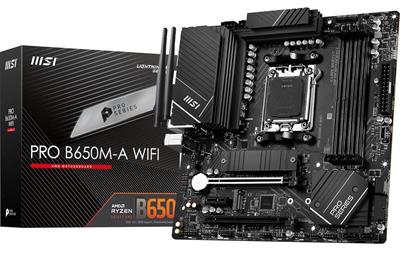 MSI PRO B650M-A Wifi AMD AM5 MicroATX Motherboard | DDR5