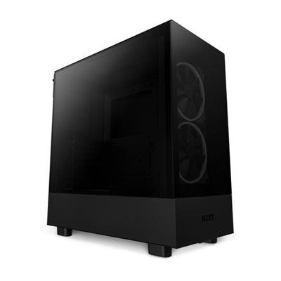 NZXT H5 Elite RGB Premium Compact Mid-Tower ATX Gaming Case - Black