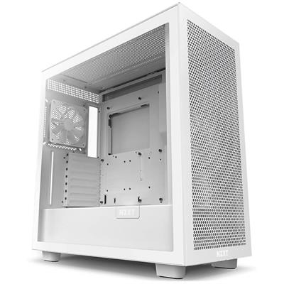 NZXT H7 Flow Mid-Tower ATX Airflow Case - White