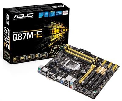 Asus Q87M-E Intel 4th Gen microATX Motherboard | DDR3