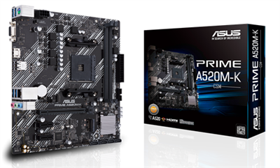 Asus Prime A520M-K/CSM AMD AM4 MicroATX Motherboard | DDR4