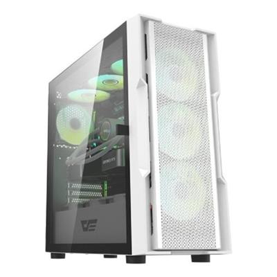 DarkFlash DK431 RGB Mid-Tower ATX Case - White