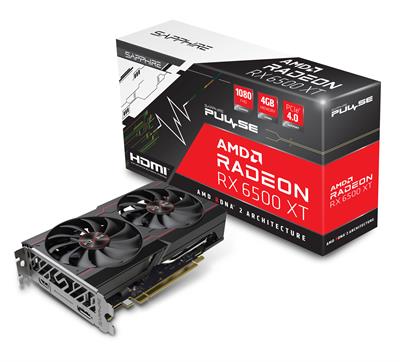 Sapphire Pulse AMD Radeon RX 6500 XT Gaming OC 4GB GDDR6 – Offical Sapphire Refurbished