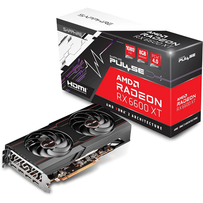 Sapphire Pulse AMD Radeon RX 6600 XT 8GB Gaming Graphics Card – Official Sapphire Refurbished