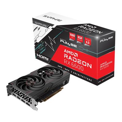 Sapphire Pulse AMD Radeon RX 6600 8GB GDDR6 Gaming Graphics Card – Offical Sapphire Refurbished