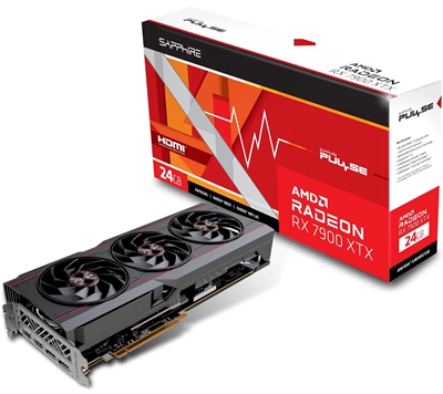 Sapphire Pulse AMD Radeon RX 7900 XTX Gaming Graphics Card - 24GB GDDR6 | AMD RDNA 3