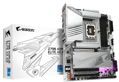 Gigabyte Z790 AORUS ELITE AX ICE Intel LGA1700 DDR5 ATX Motherboard