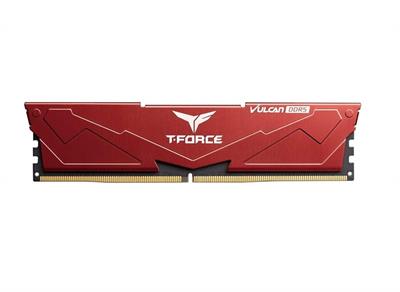 TeamGroup T-Force Vulcan 64GB (2x32GB) DDR5 6000MHz CL38 Desktop Memory Ram - Red