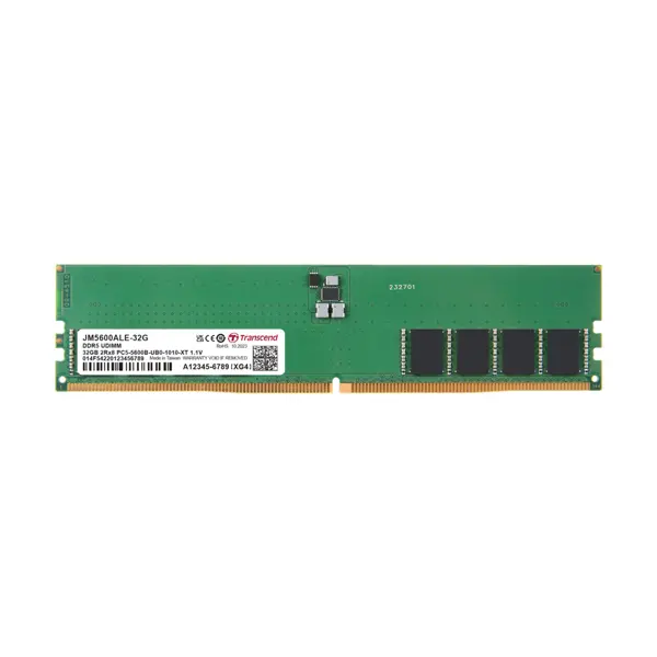 Transcend DDR5 32GB 5600MHz C46 UDIMM Desktop Memory -  JM5600ALE-32G