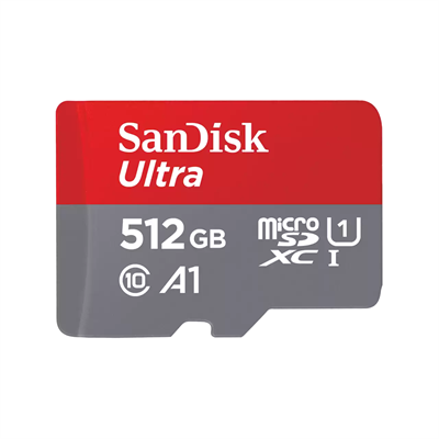 SanDisk Ultra microSDXC UHS-I 512GB A1 App Performance Memory Card