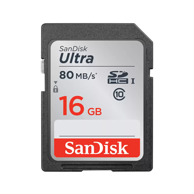 SanDisk Ultra® SDHC™ UHS-I 16GB Memory Card