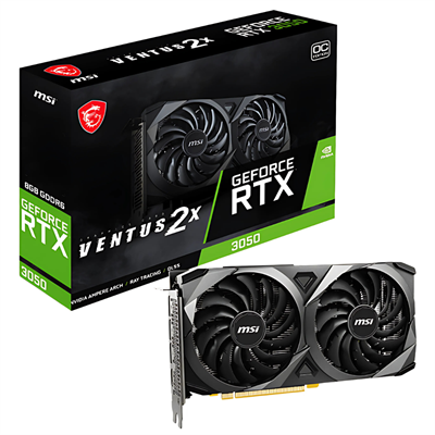 MSI GeForce RTX™ 3050 VENTUS 2X 8G OC Graphics Card