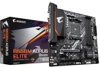 Gigabyte B550M AORUS ELITE AMD AM4 MicroATX Motherboard | DDR4