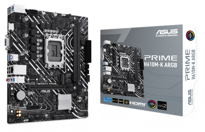 Asus Prime H610M-K ARGB Intel LGA1700 Motherboard | DDR5