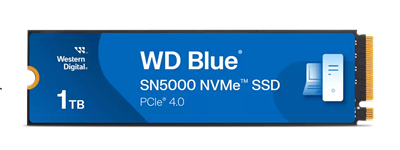 WD Blue SN5000 1TB M.2 2280 NVMe PCle Gen 4x4 Solid State Drive