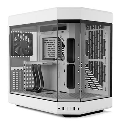 HYTE Y60 Modern Aesthetic Dual Chamber Mid-Tower ATX Computer Gaming Case - White