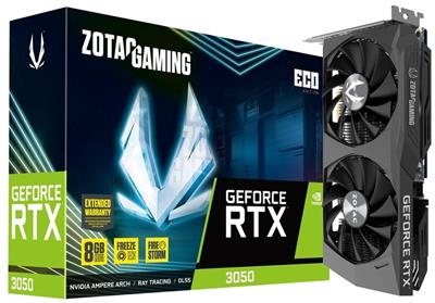 ZOTAC Gaming Gefore RTX 3050 ECO Edition 6GB GDDR6 Graphics Card