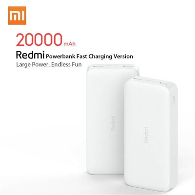 Xiaomi Mi Redmi Power Bank 20000mAh Fast Charge/ Dual USB Output Type C Input