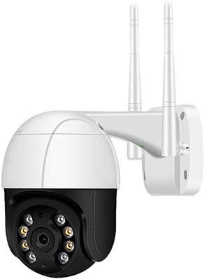 V380 PRO Outdoor CCTV Wifi IP Camera  - 2mp HD IP Cam with Motion Detection, Colored Night Vision Cam