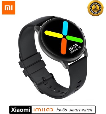 Xiaomi Imilab Kw66 Smart watch | Metal Body - 3D Curved Glass Full Touch HD Display