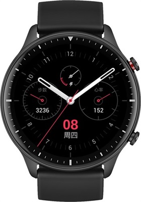 Amazfit GTR 2 Smart Watch Classic Edition - 3D Curved Bezel Less Design - HD Colored AMOLED Display 