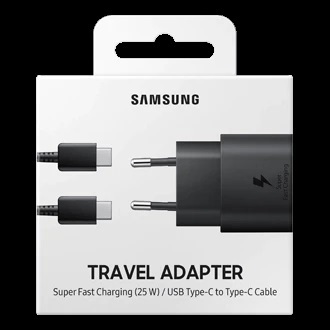 Samsung 25W PD Charger with Type-C Cable 3-Pin Super Fast Charging Version