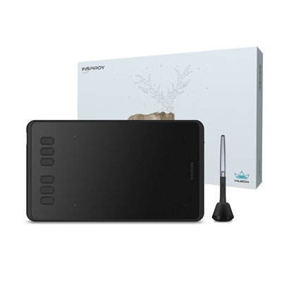 Huion Inspiroy H640P Graphics Drawing Tablet - Android Support with Battery-Free Stylus and 8192 Pressure Sensitivity
