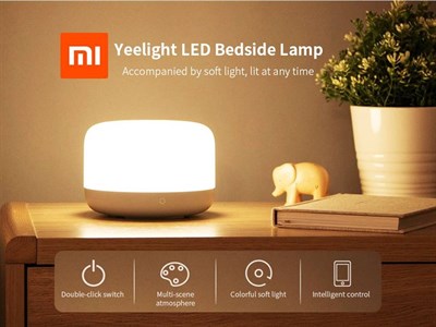 Xiaomi Yeelight Smart LED Bedside Lamp D2 with Bluetooth APP and Sensor Controls
