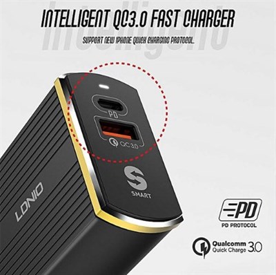 LDNIO A2502C 36W Dual Port Fast Charger