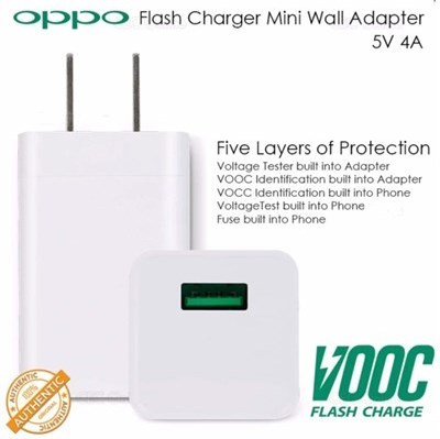 Original OPPO VOOC Flash charging Adapter 5V/4A | 20W fast charging