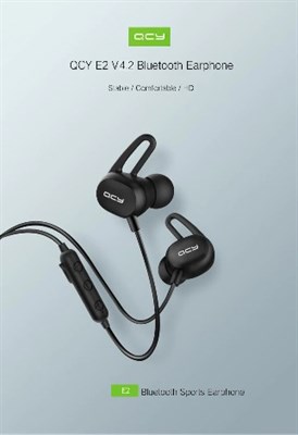 Qcy E2 V4.2 Bluetooth Wirless Sports Earphones