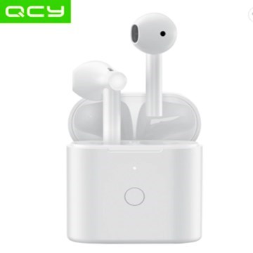 QCY T7 HiFi Stereo Bass Bluetooth Wireless Earbuds | ENC Noise Cancelling Touch and APP Control Feat