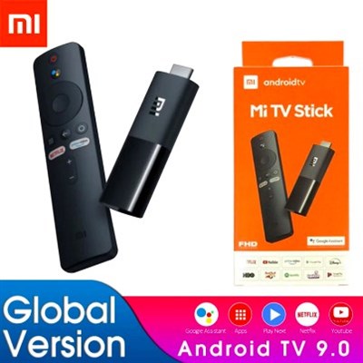 Xiaomi Mi TV Stick Global Version | Android TV Remote Control 2K HDR - Quad Core DDR4 HDMI - 8GB Blu