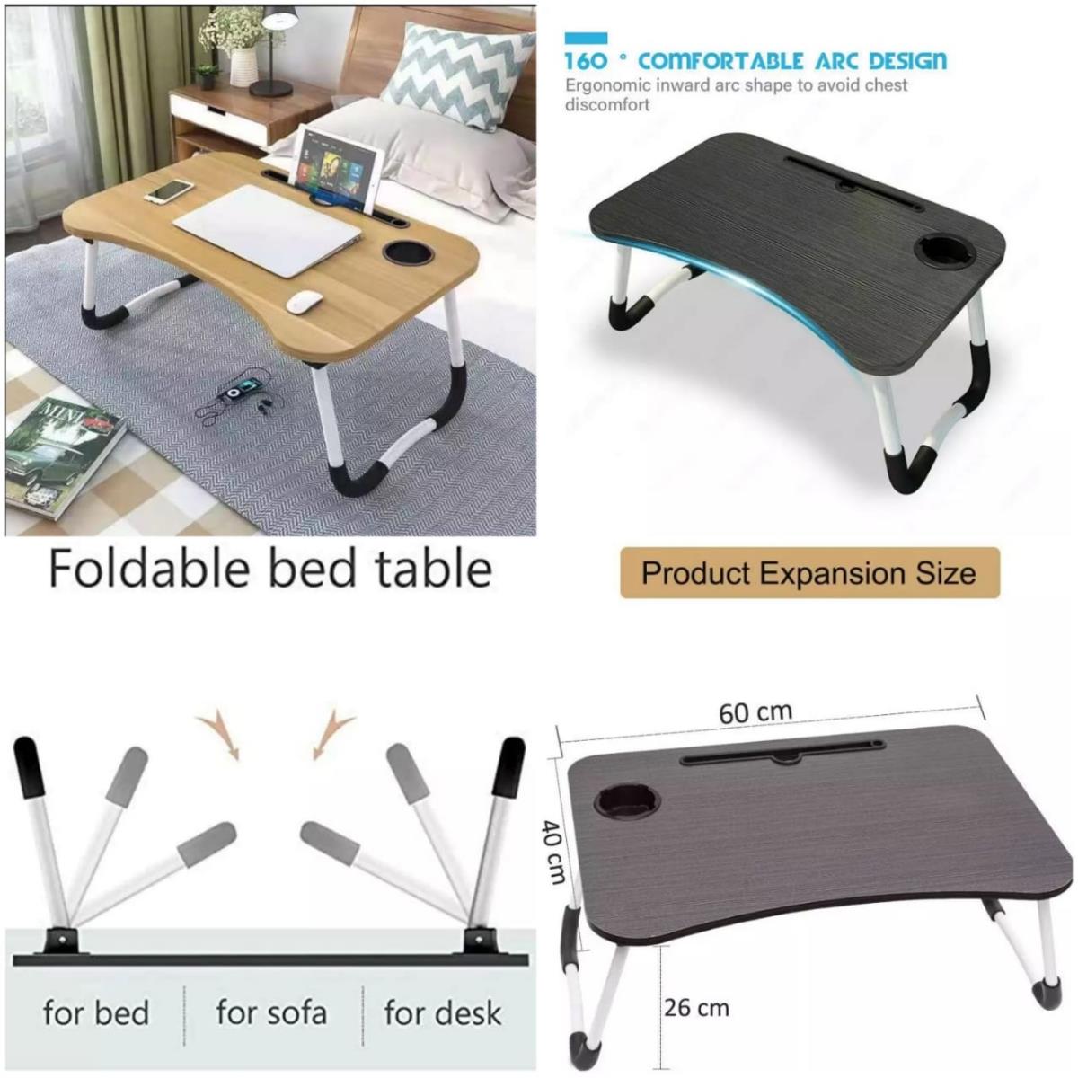 Wooden Laptop Study Foldable Table