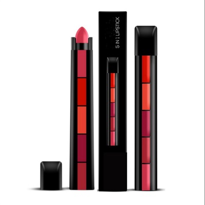Huda Lipstick 5 in 1