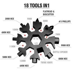 Multi Tool Spinner Hex Wrench