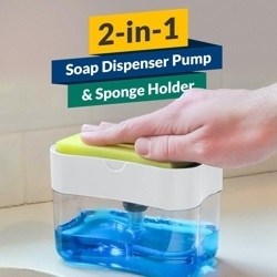 Soap Dispenser Pump & Sponge Holder