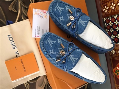 LV loafers blue denimSize 38 in Pakistan for Rs. 30000.00