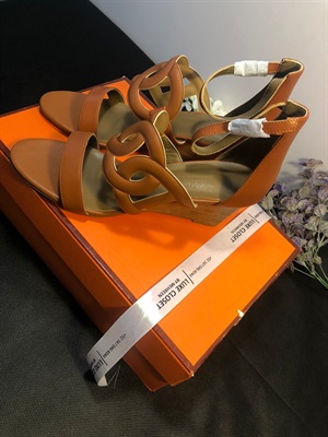 Hermes birsbane sandal brown EU 41