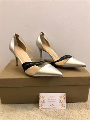 Rossi silver heels EU 36 - 65mm