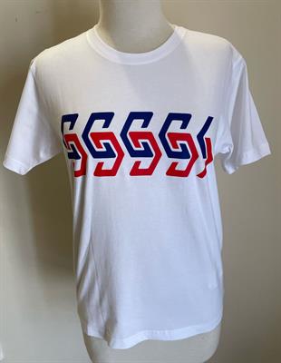 Gucci Tshirt white with inverted logo