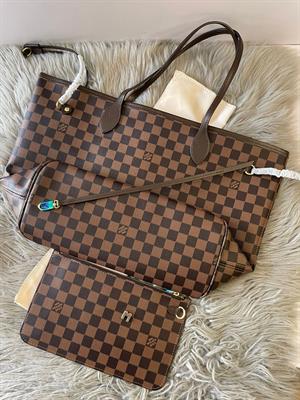 LV Neverfull MM Canvas 