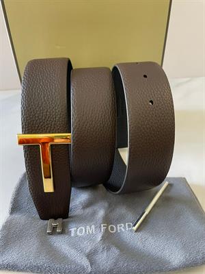 TOM FORD Brown with Gold buckle - 95cm 