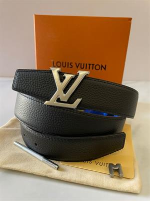 LV Belt Silver Buckle - 90cm