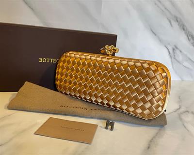 Bottega Silk Clutch - Long