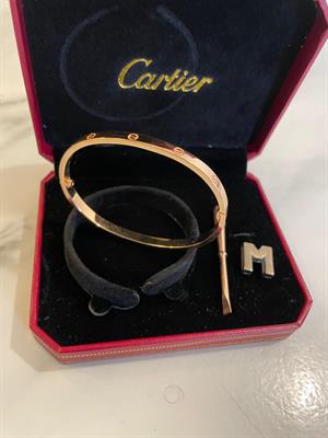 Cartier Love bangle Rose Gold Plain - Size 18cm 