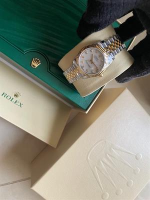 Rolex datejust with diamonds 31mm - 15carat 