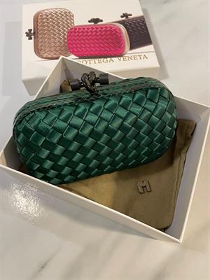 Bottega silk clutch small