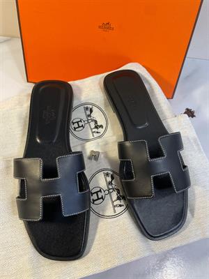 Hermes Oran Black - Size 39 - Half handmade 